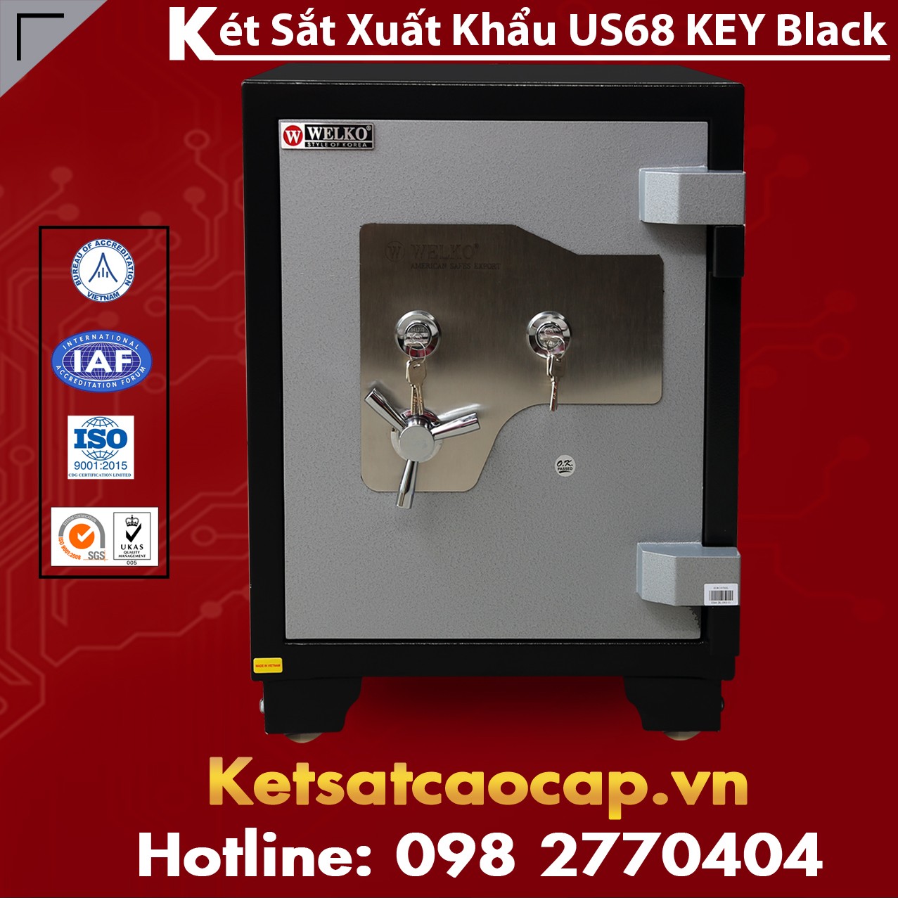 Két Sắt Chống Cháy US68