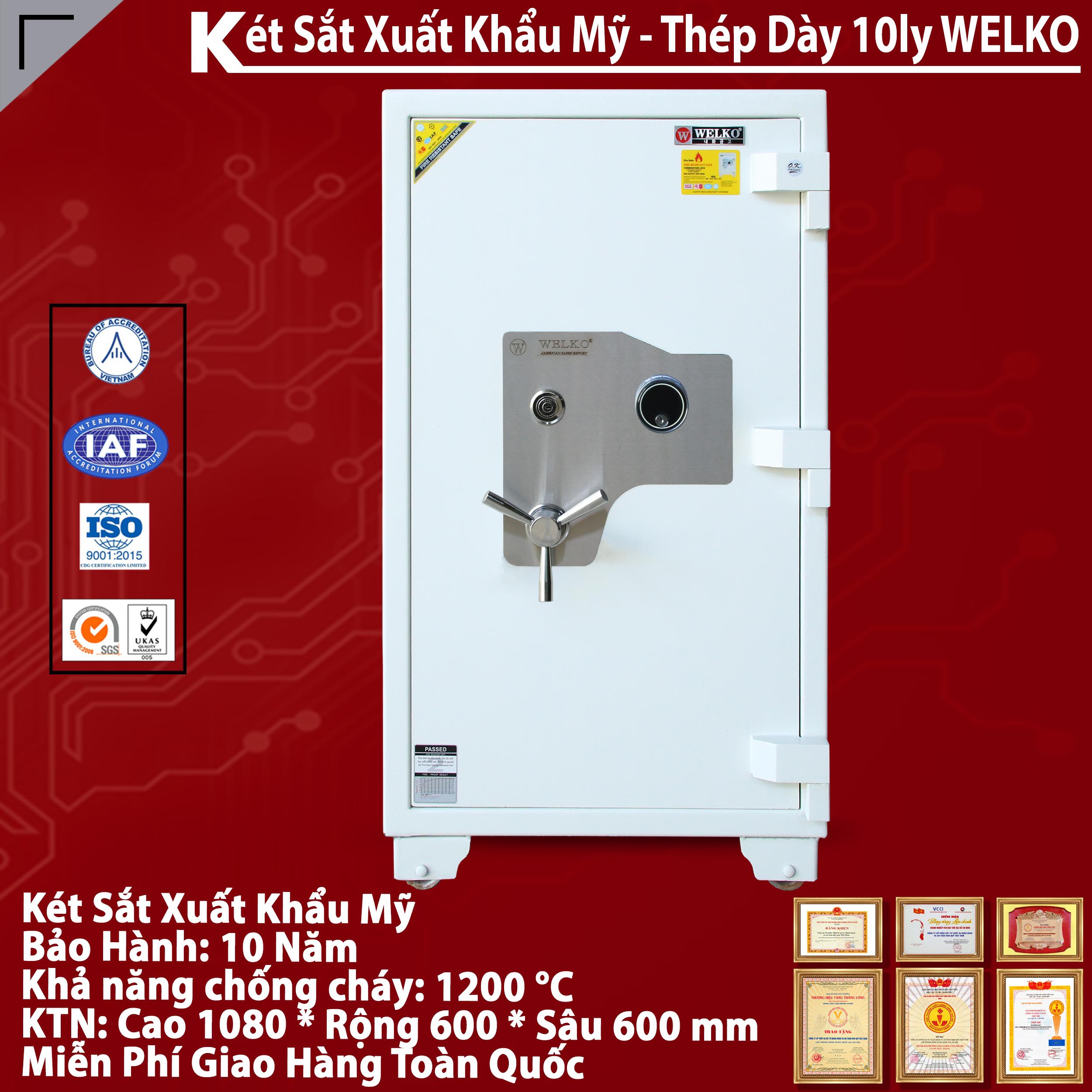 Nhà Máy SX Két Sắt WELKO Chính Hãng Hàng Đầu