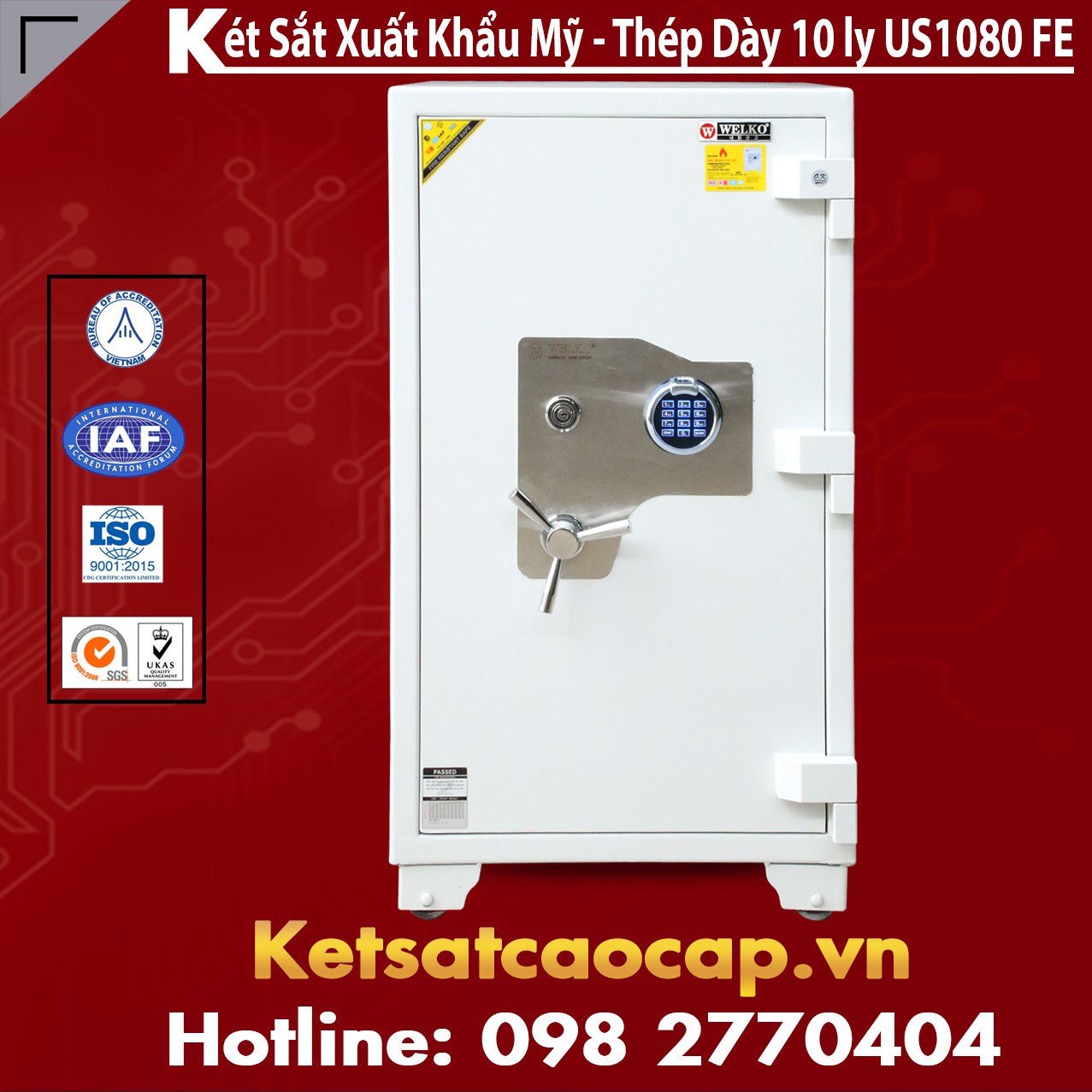 Két Sắt US1080 FE Két Trong Két