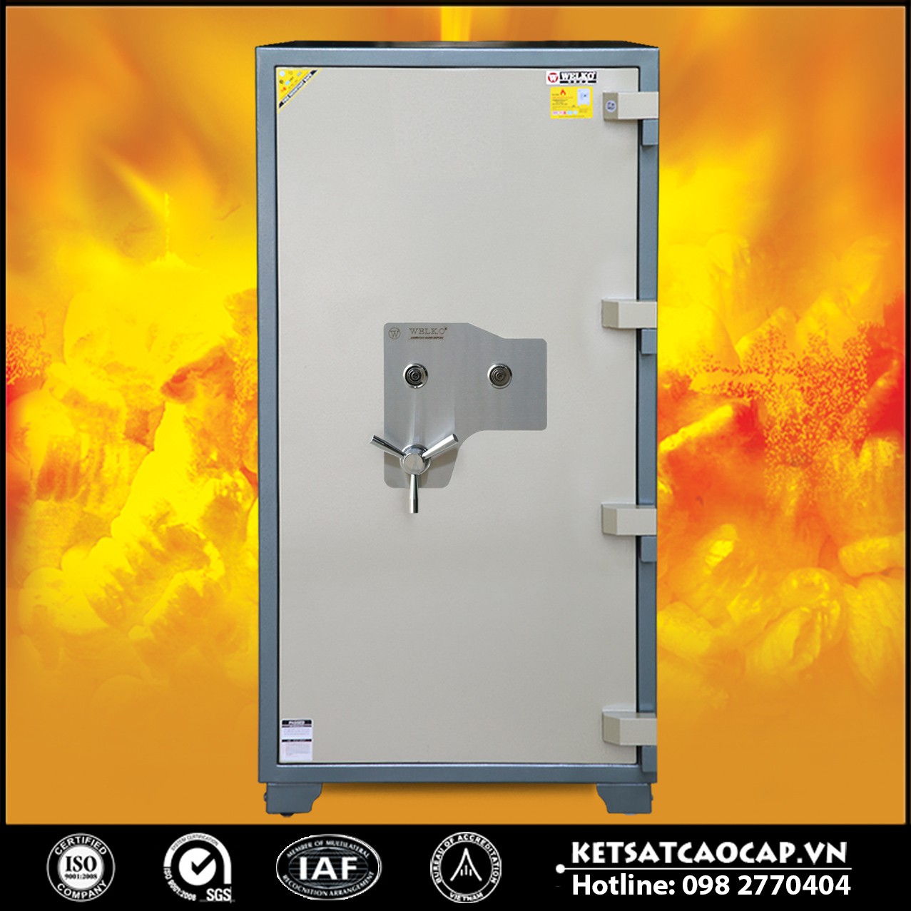 Két Sắt Mini Safes NSA 1320 KEY Cao Cấp