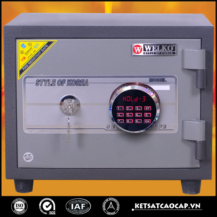 Két Sắt Xuất Khẩu W60 E Gray
