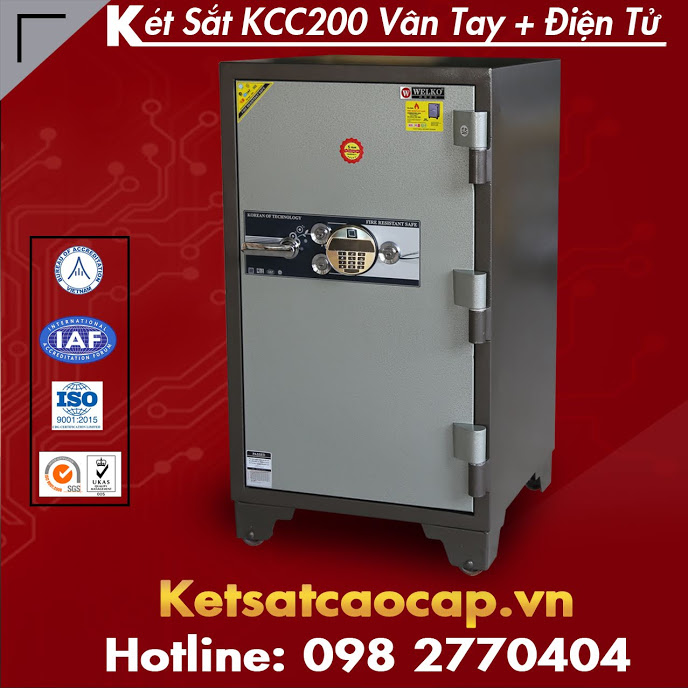 két sắt bằng vân tay Hải Phòng