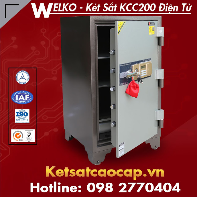 Két sắt chống cháy giá rẻ KCC200 đổi mã tphcm