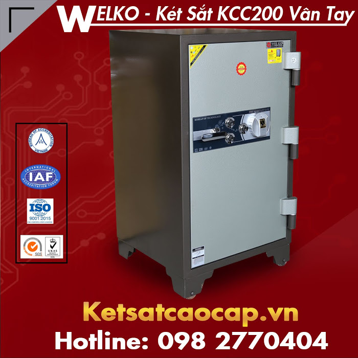 két sắt điện tử vân tay Hải Dương
