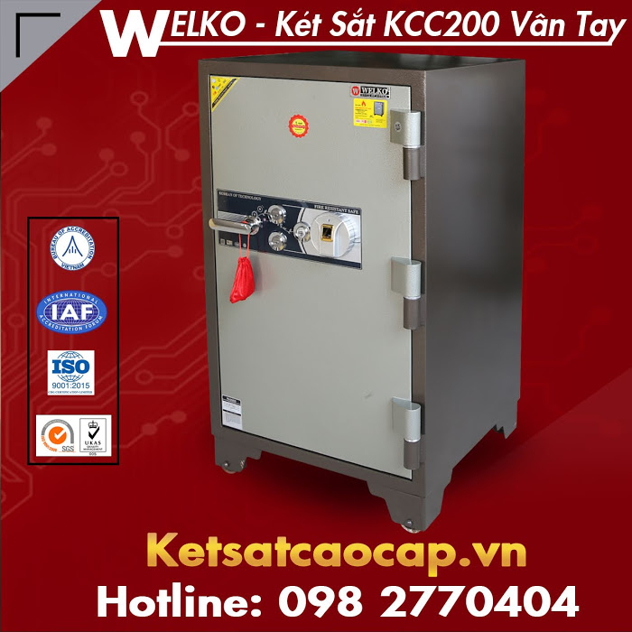  Két Sắt Vân Tay Hàn Quốc KCC200 Fire Resistant Safes