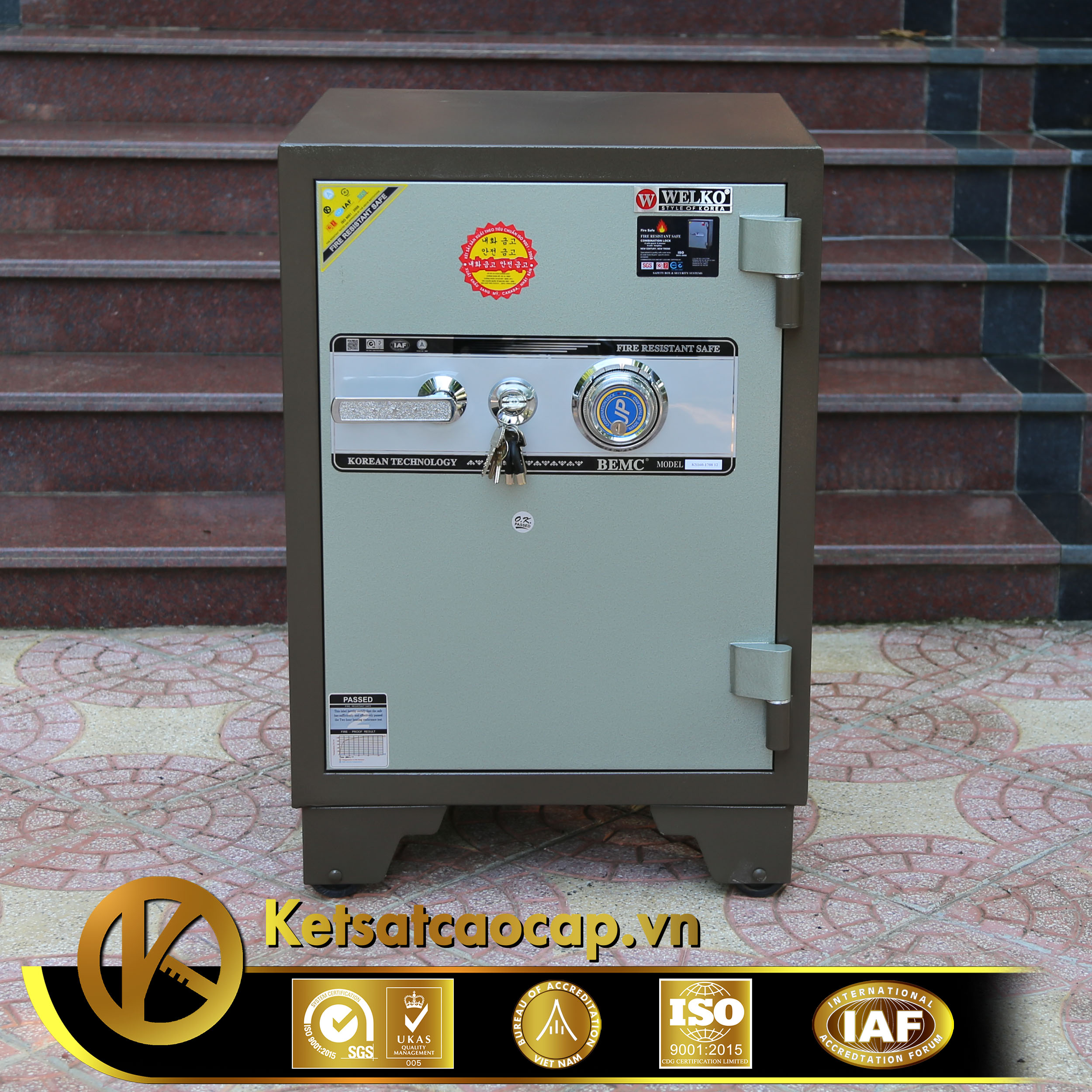 Két sắt văn phòng KS160Brown-Series C THAILAN