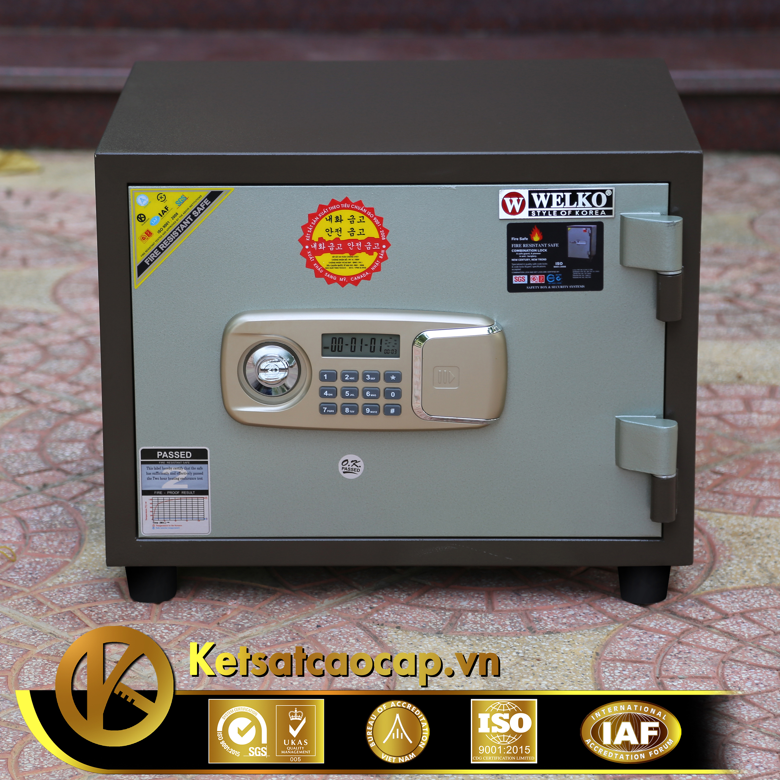 Két sắt văn phòng KS80N Brown-Series E Vietnam
