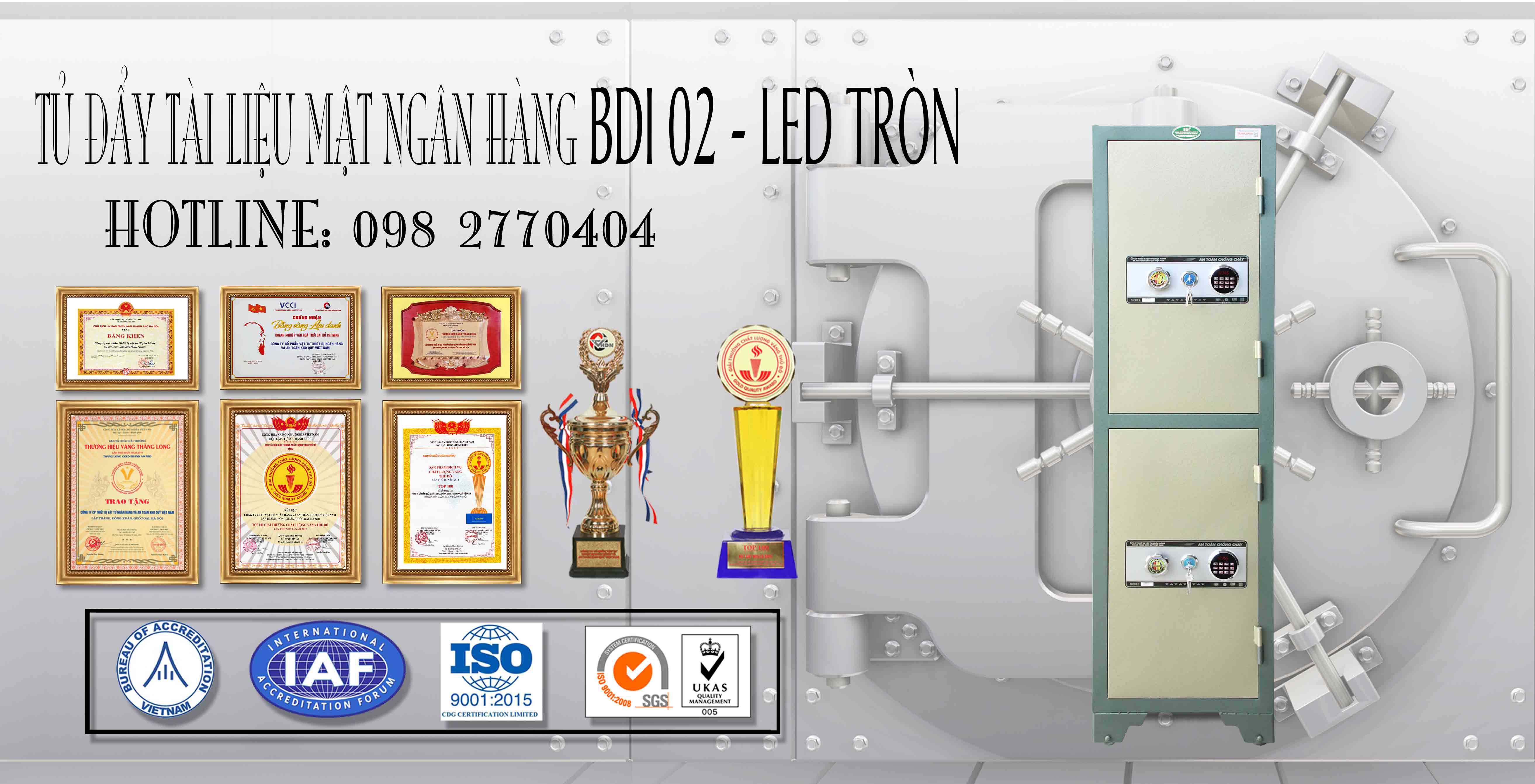 Tủ Bảo Mật BDI 2 Cánh Khoá Vân Tay Cao Cấp