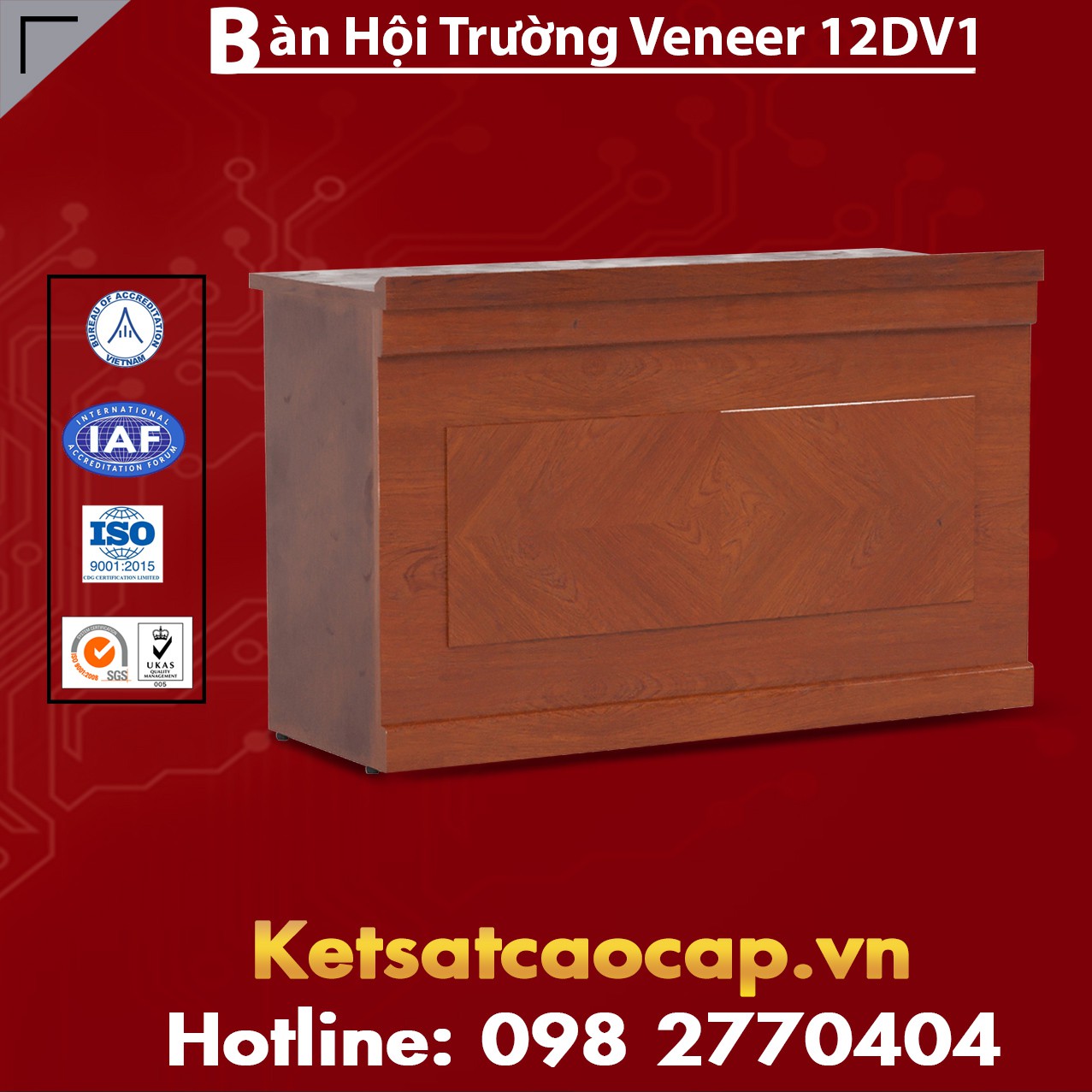 Bàn Hội Trường Veneer 12DV1