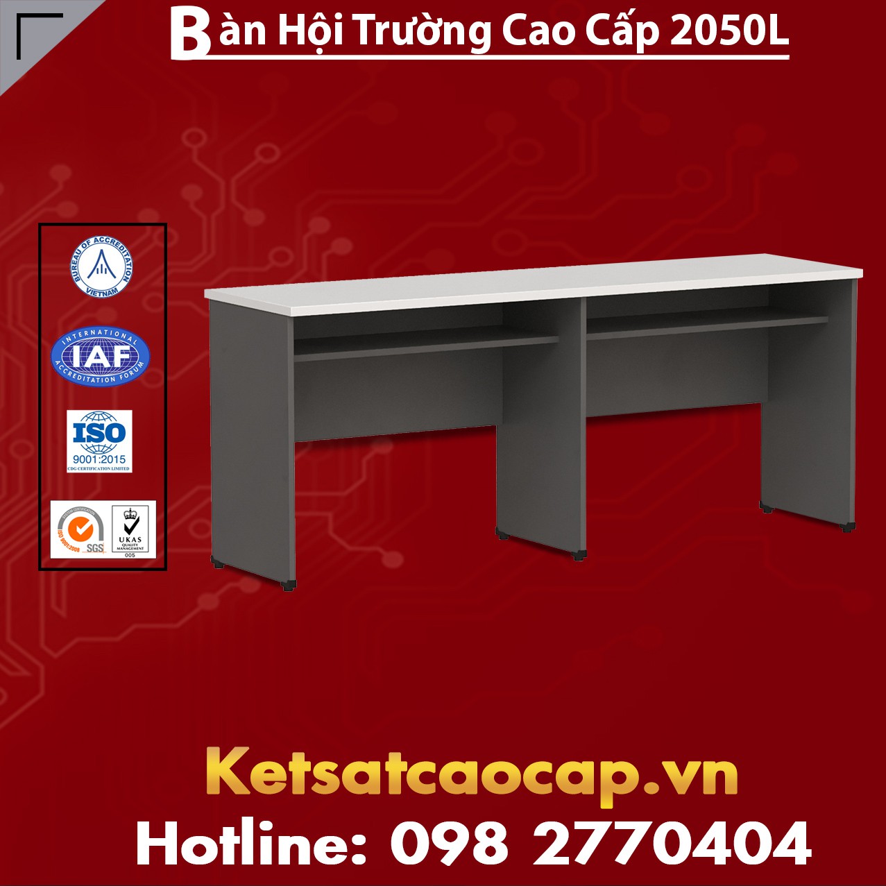 Bàn Hội Trường Cao Cấp 2050L