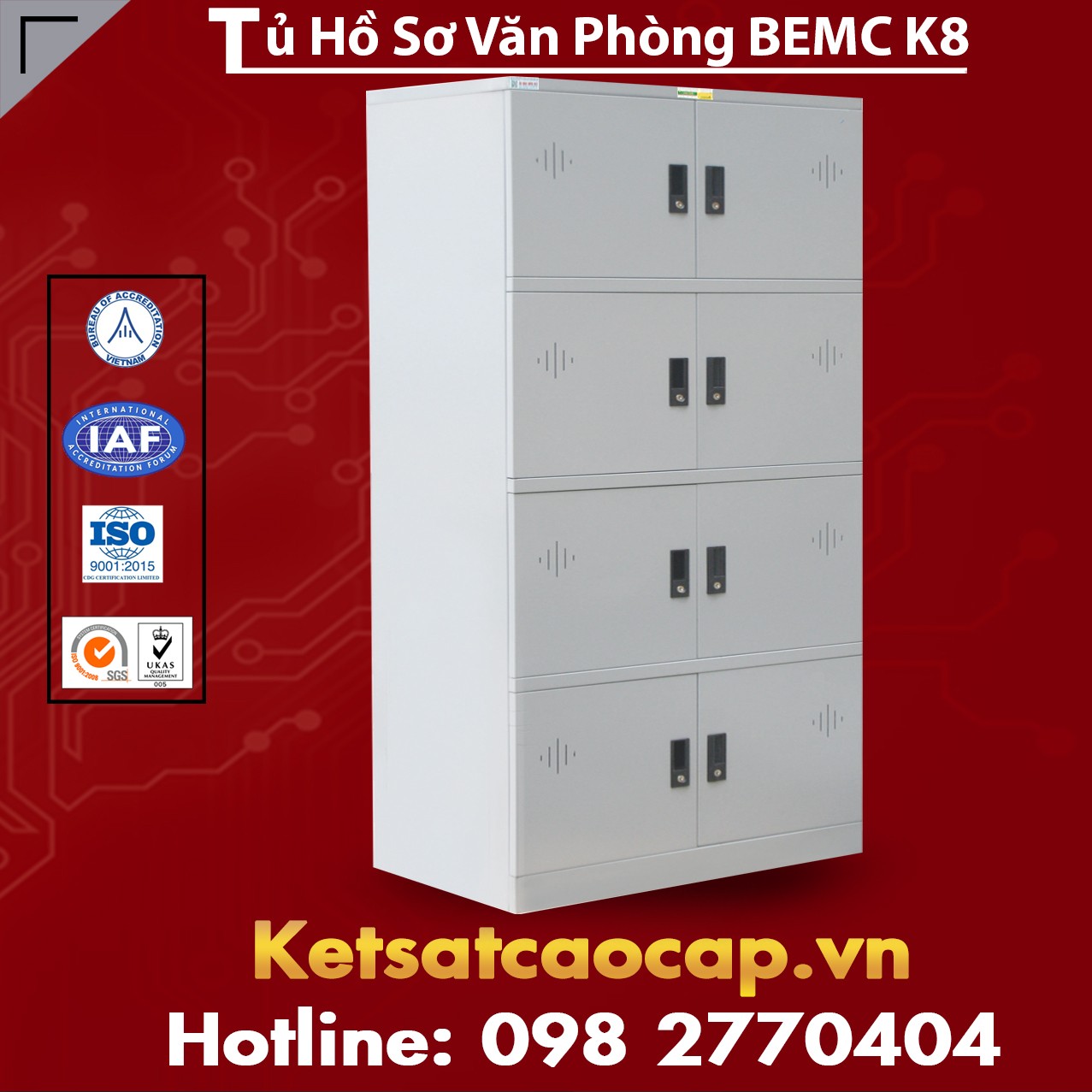 Tủ Hồ Sơ Văn Phòng BEMC K8