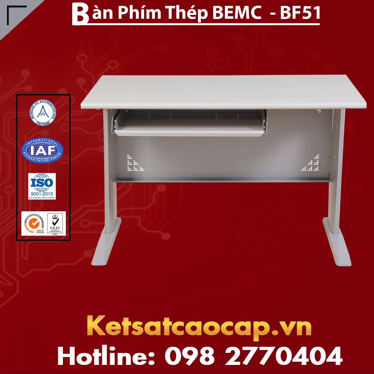 Bàn Phím Thép BEMC - BF51