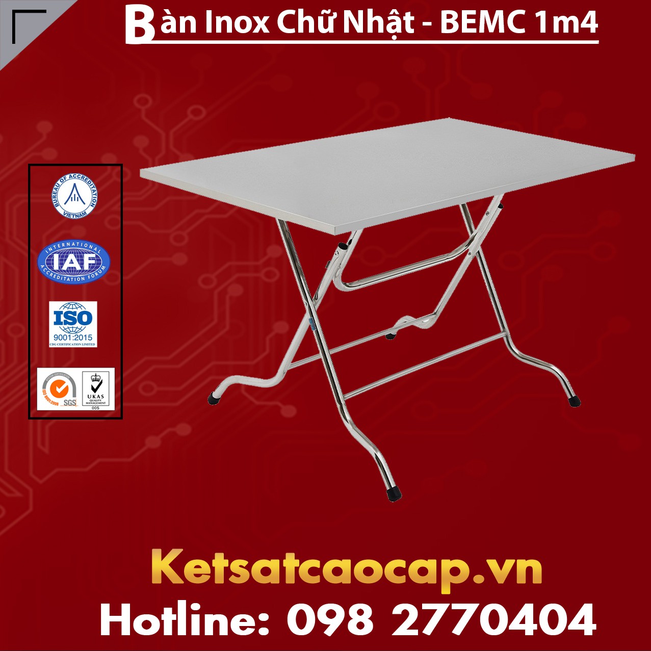 Đơn vị cung cấp Bàn Ghế Inox Chính Hãng toàn quốc