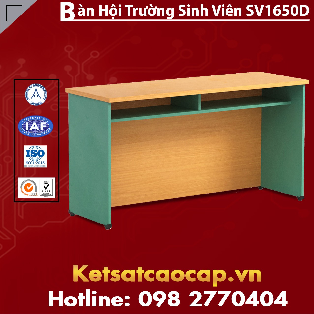 Bàn Hội Trường Sinh Viên SV1650D