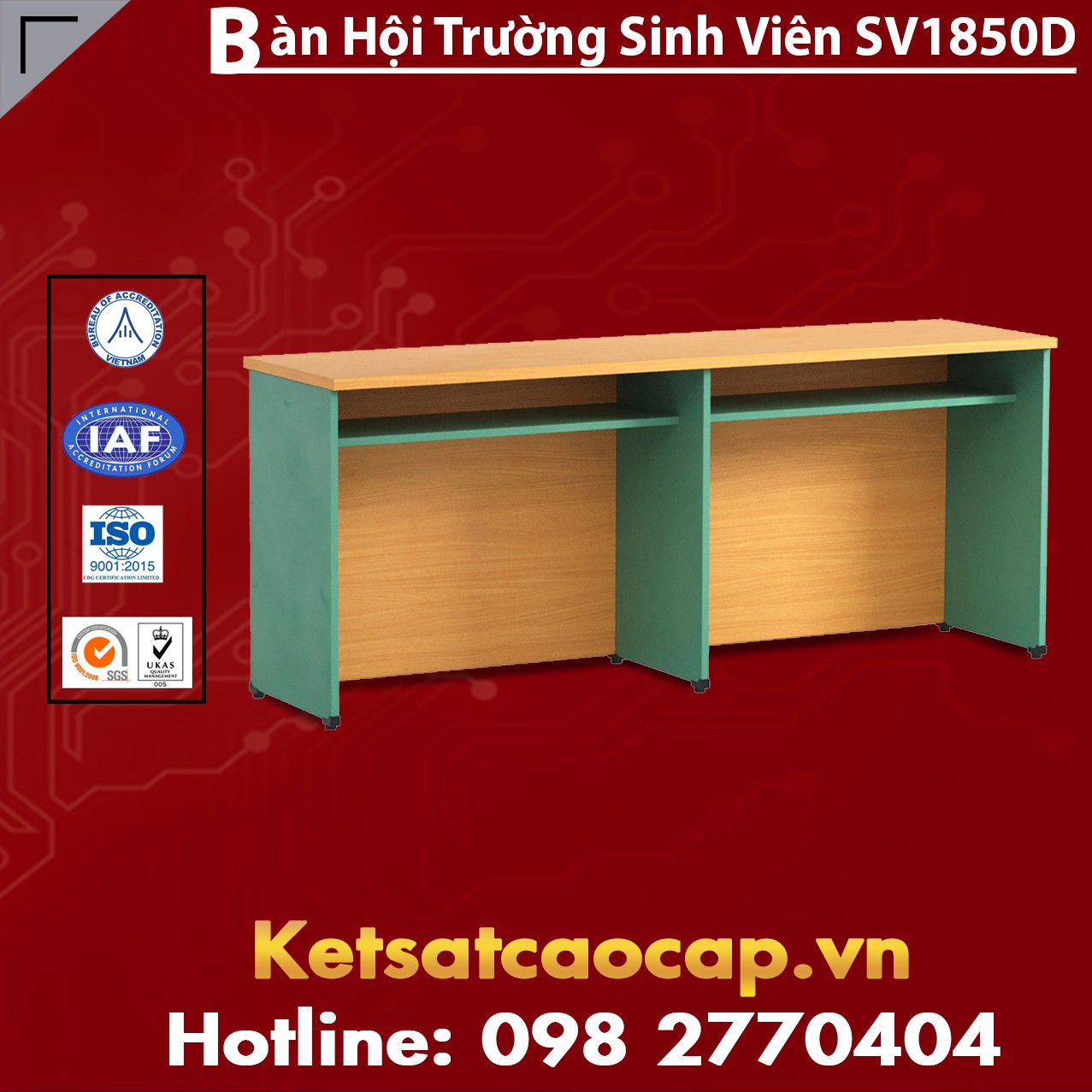 Bàn Hội Trường Sinh Viên SV1850D
