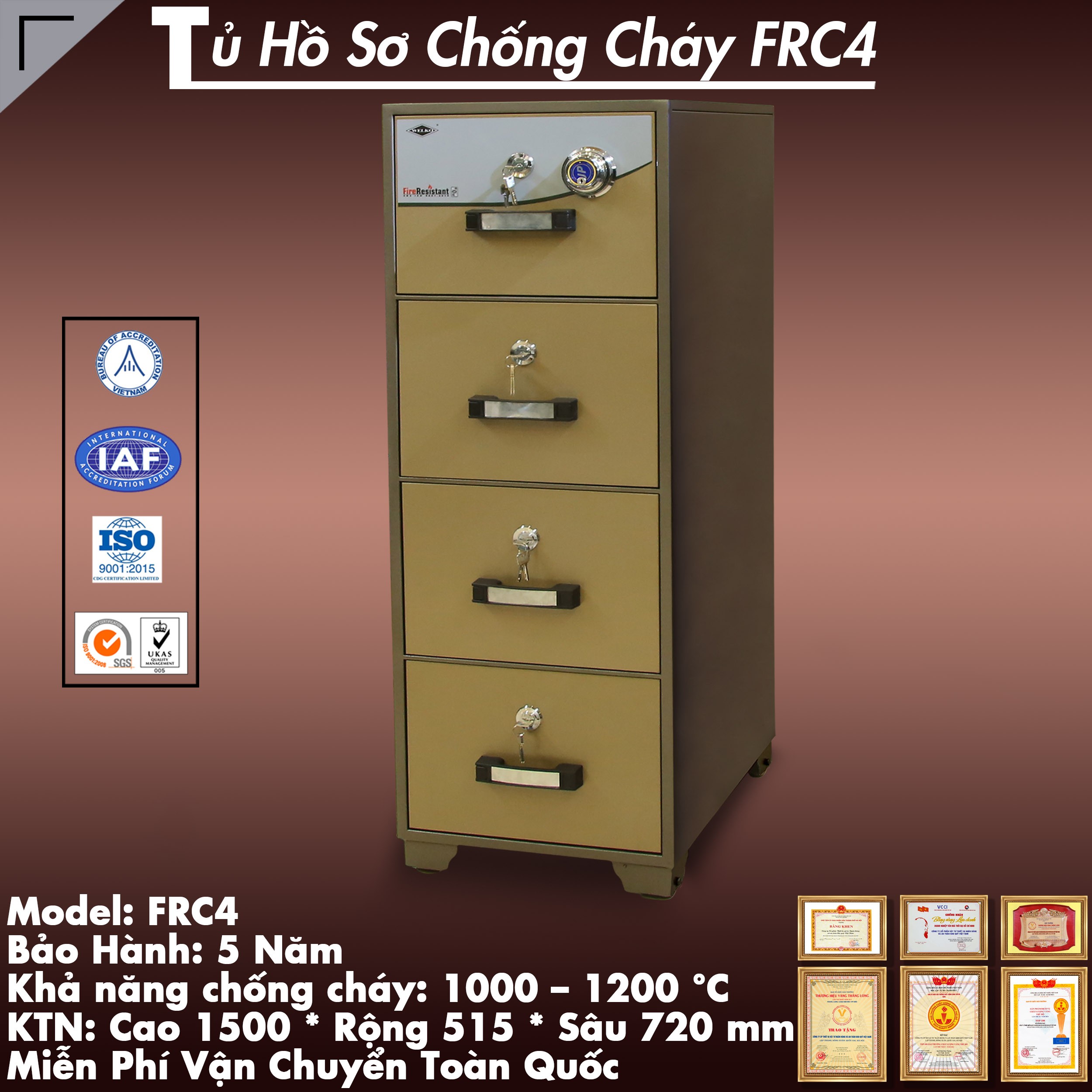 Mua tủ hồ sơ chống cháy giá rẻ ở đâu