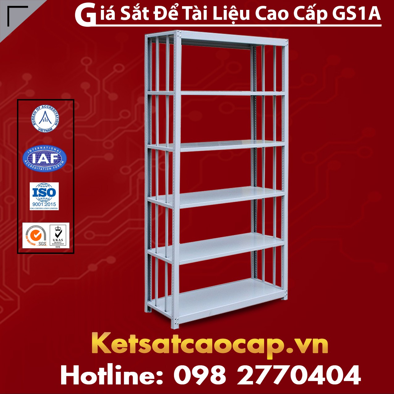 Giá sắt cung cấp giải pháp lưu trữ an toàn nhanh chóng