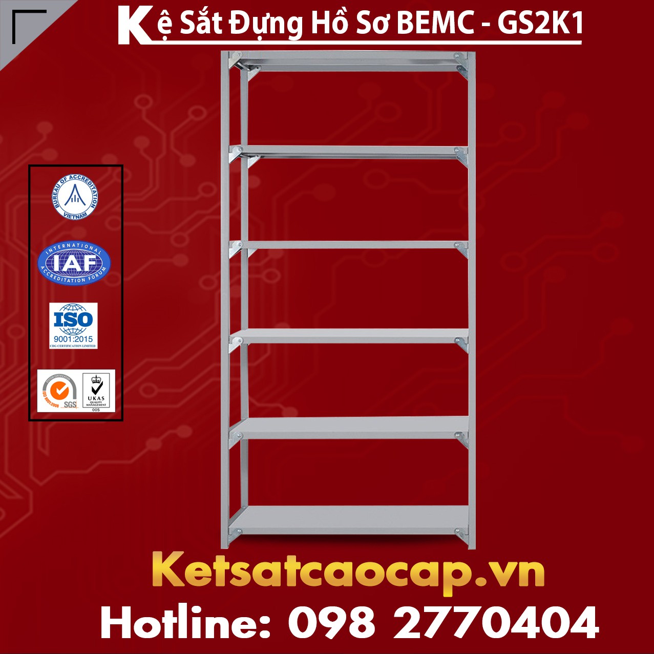 Kệ Sắt BEMC-GS2K1