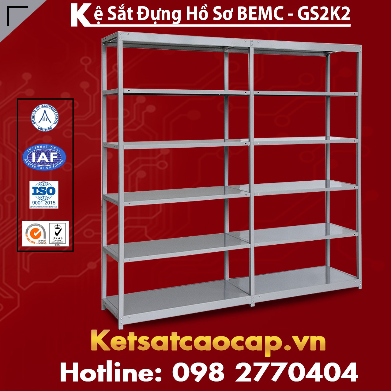 Kệ Sắt BEMC-GS2K2