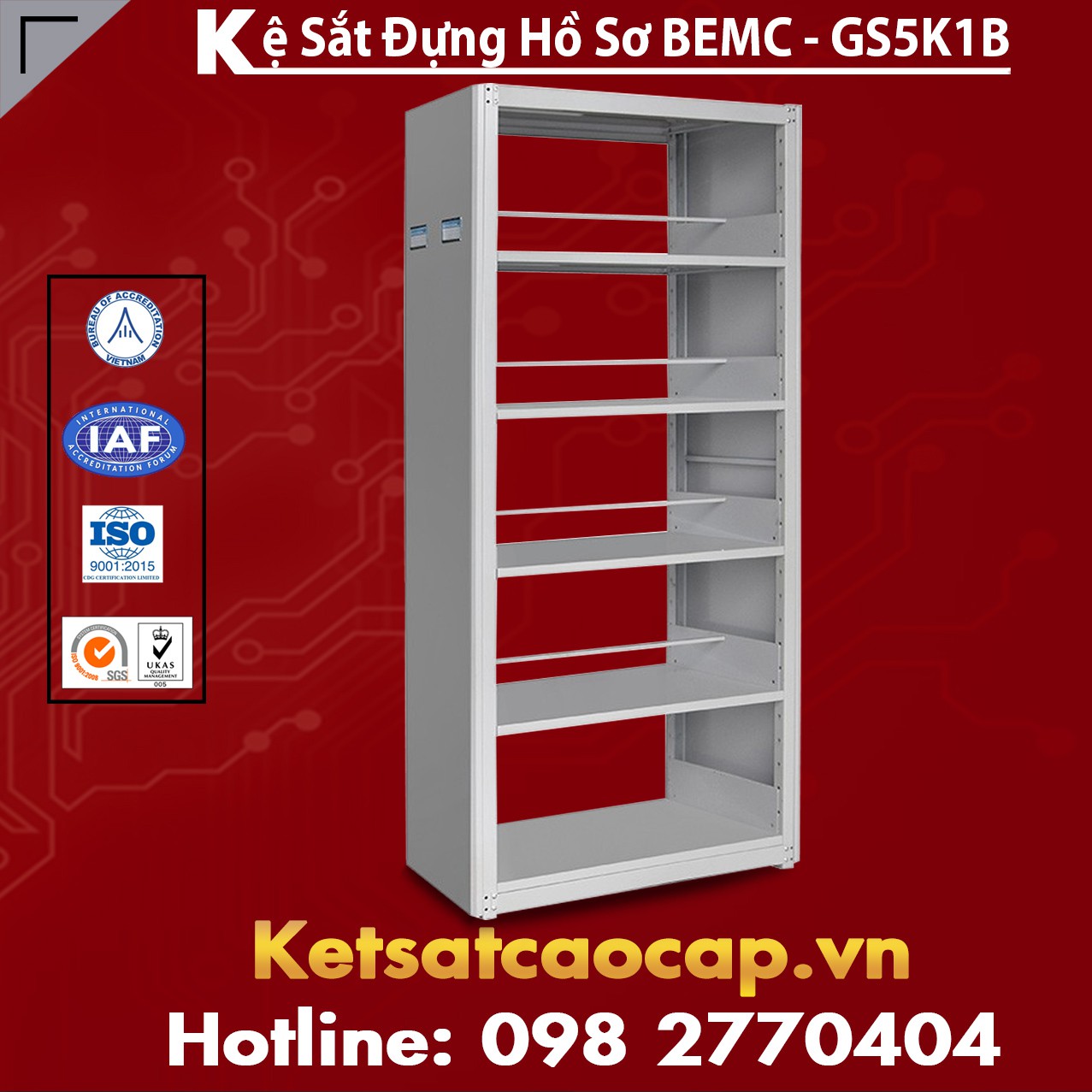 Kệ Sắt BEMC-GS5K1B