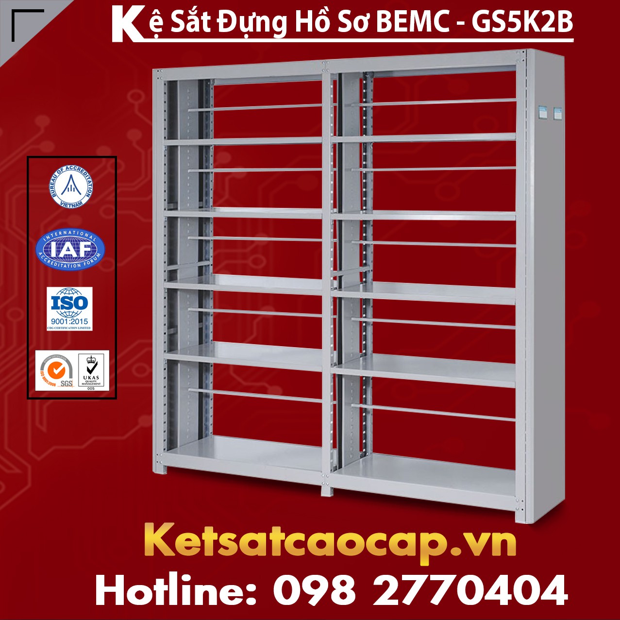 Kệ Sắt BEMC-GS5K2B
