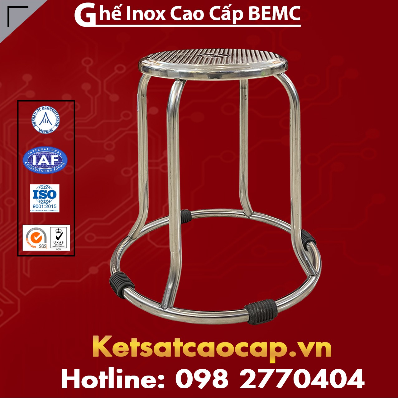 Nguồn hàng Bàn Ghế Inox Chính Hãng phân phối trên toàn quốc giá tốt
