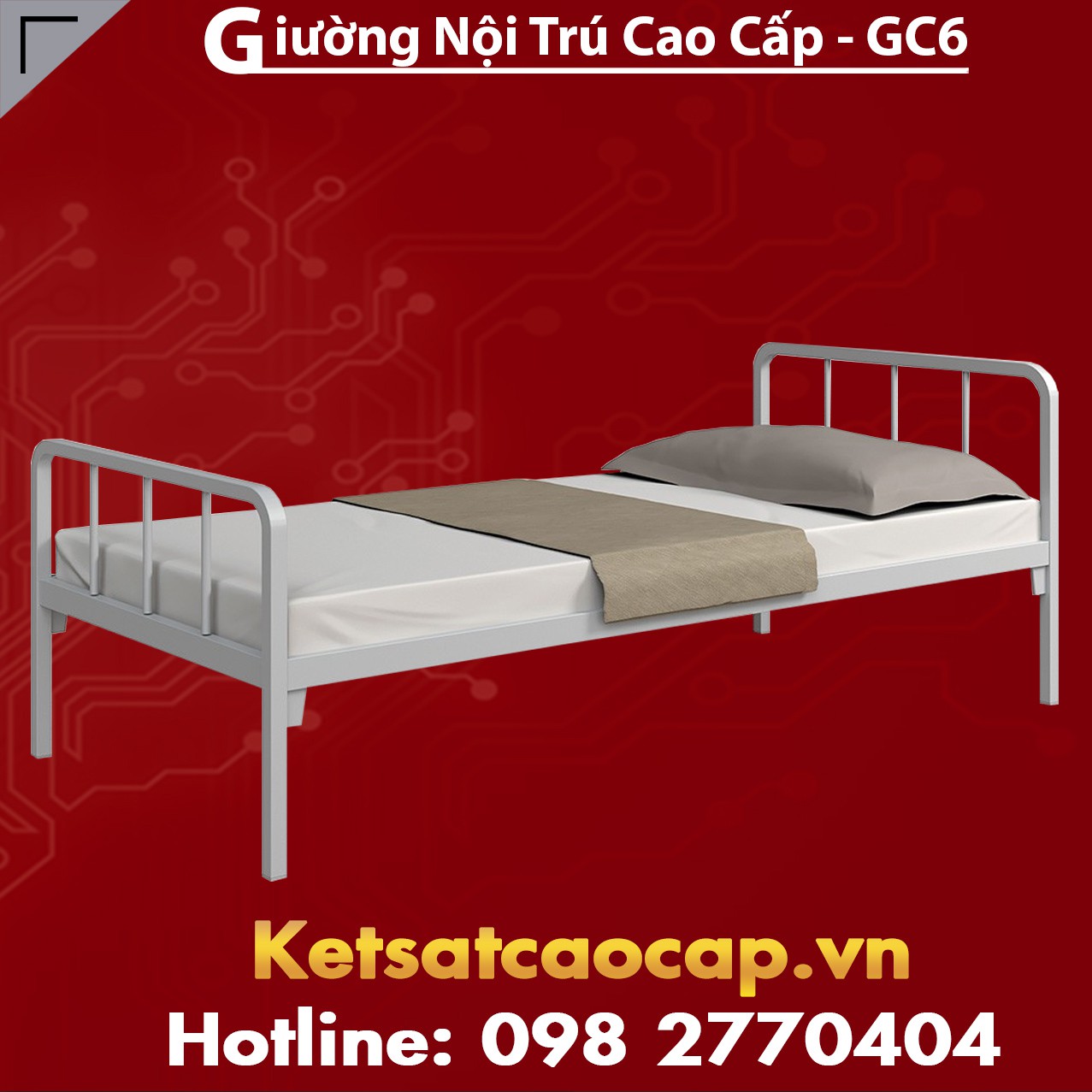 Giường Nội Trú Cao Cấp - GC6
