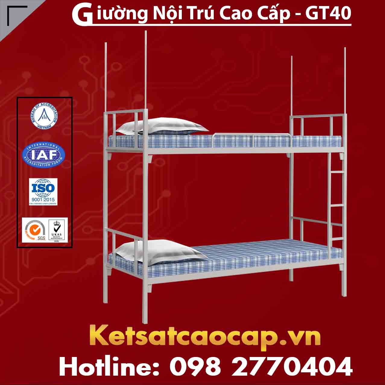 Giường Nội Trú Cao Cấp - GT40