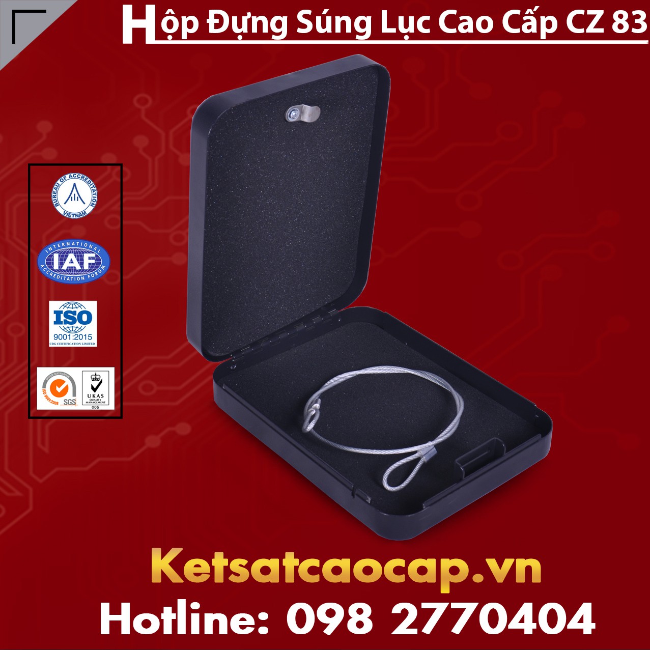 Giá Bán Hộp Đựng Súng Lục Cao Cấp CZ 83