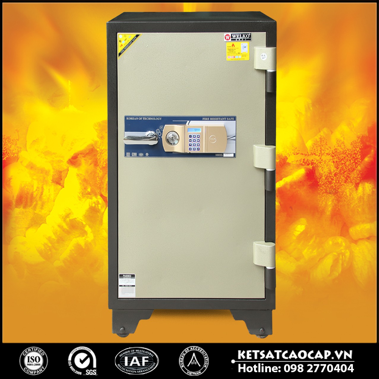Két Sắt Phong Thuỷ LX1200 - E Gold