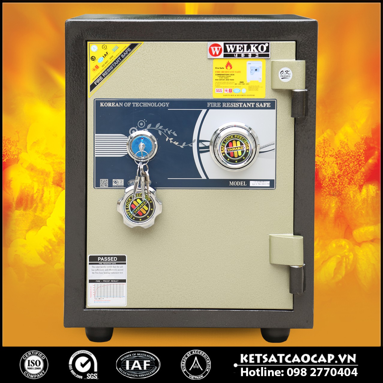 Két Sắt Gia Đình WELKO LX570 - KC