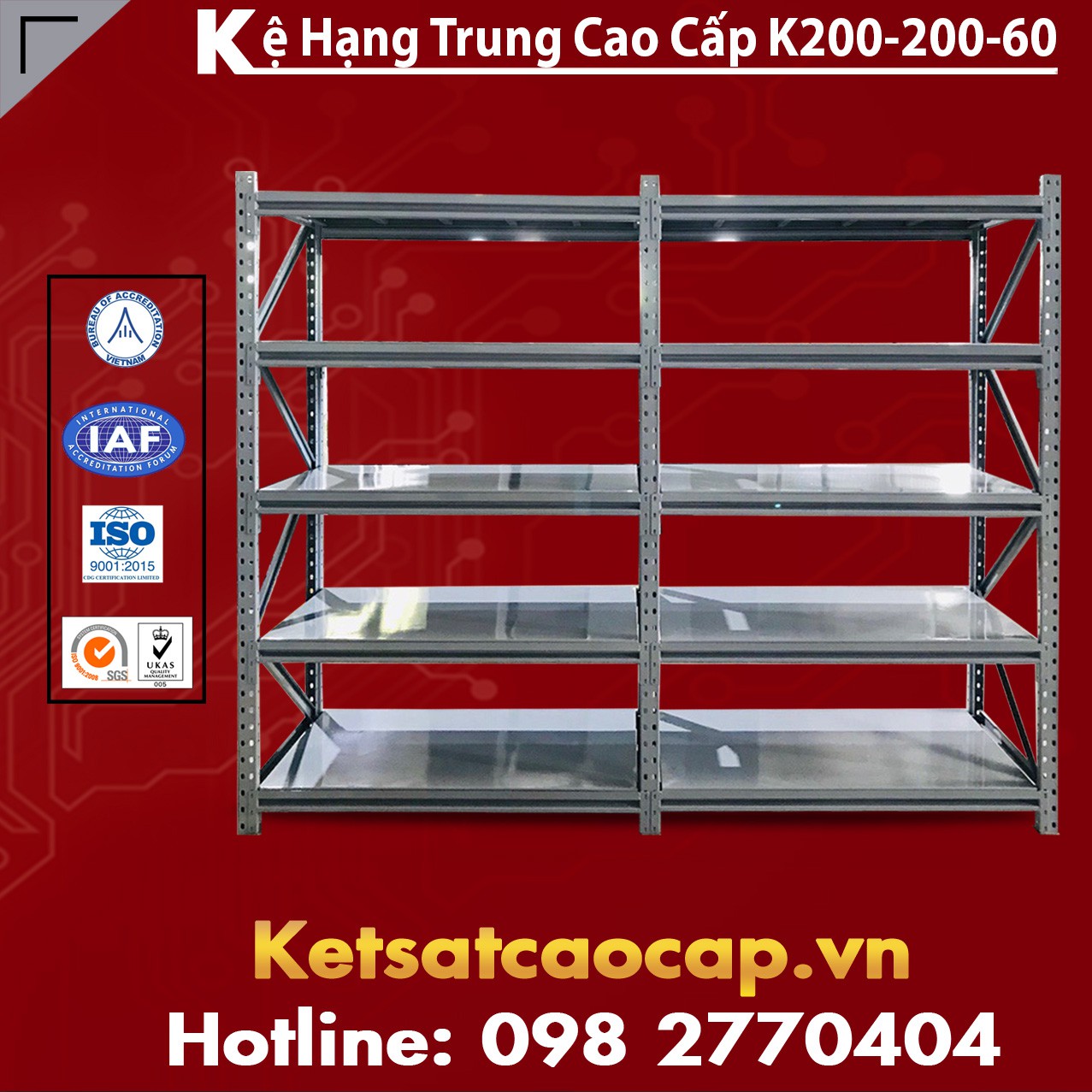 Kệ Sắt Hàng Chính Hãng