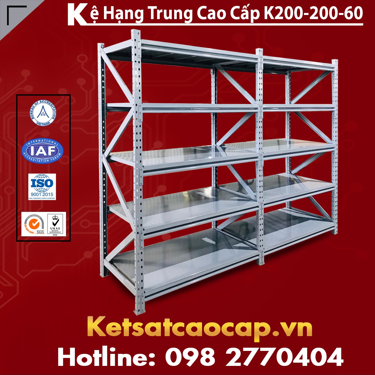 Kệ Hạng Trung K200-200-60