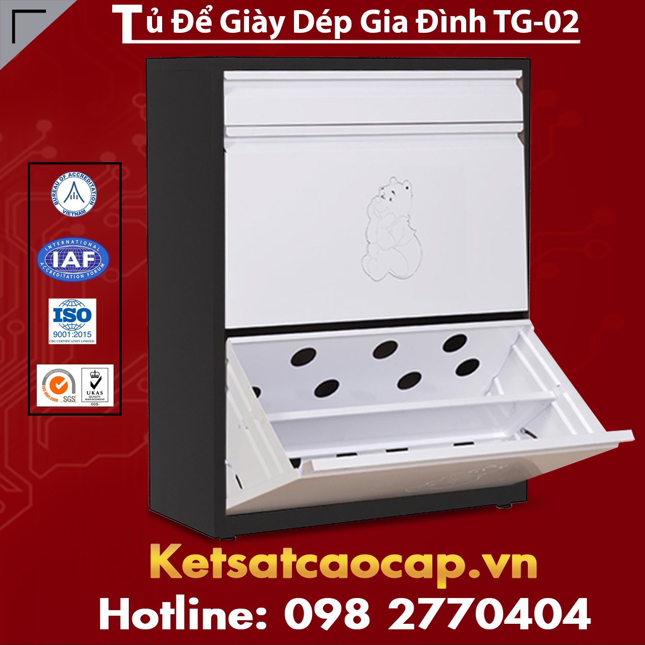 Tủ Để Giày Dép Gia Đình TG-02