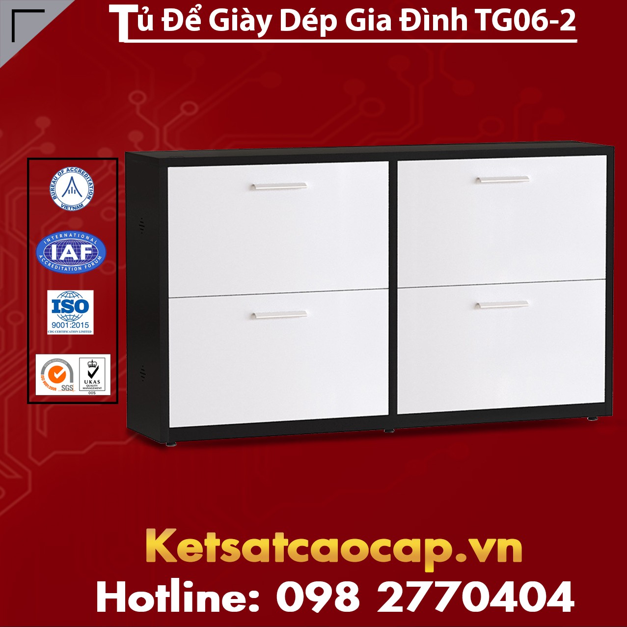 Tủ Để Giày Dép Gia Đình TG06-2