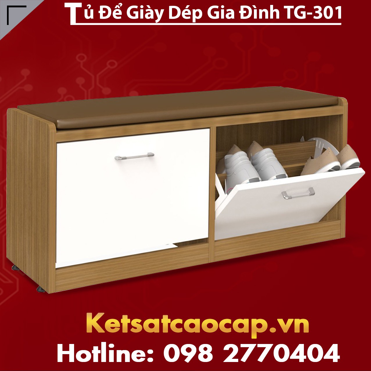 Tủ Để Giày Dép Gia Đình TG-301