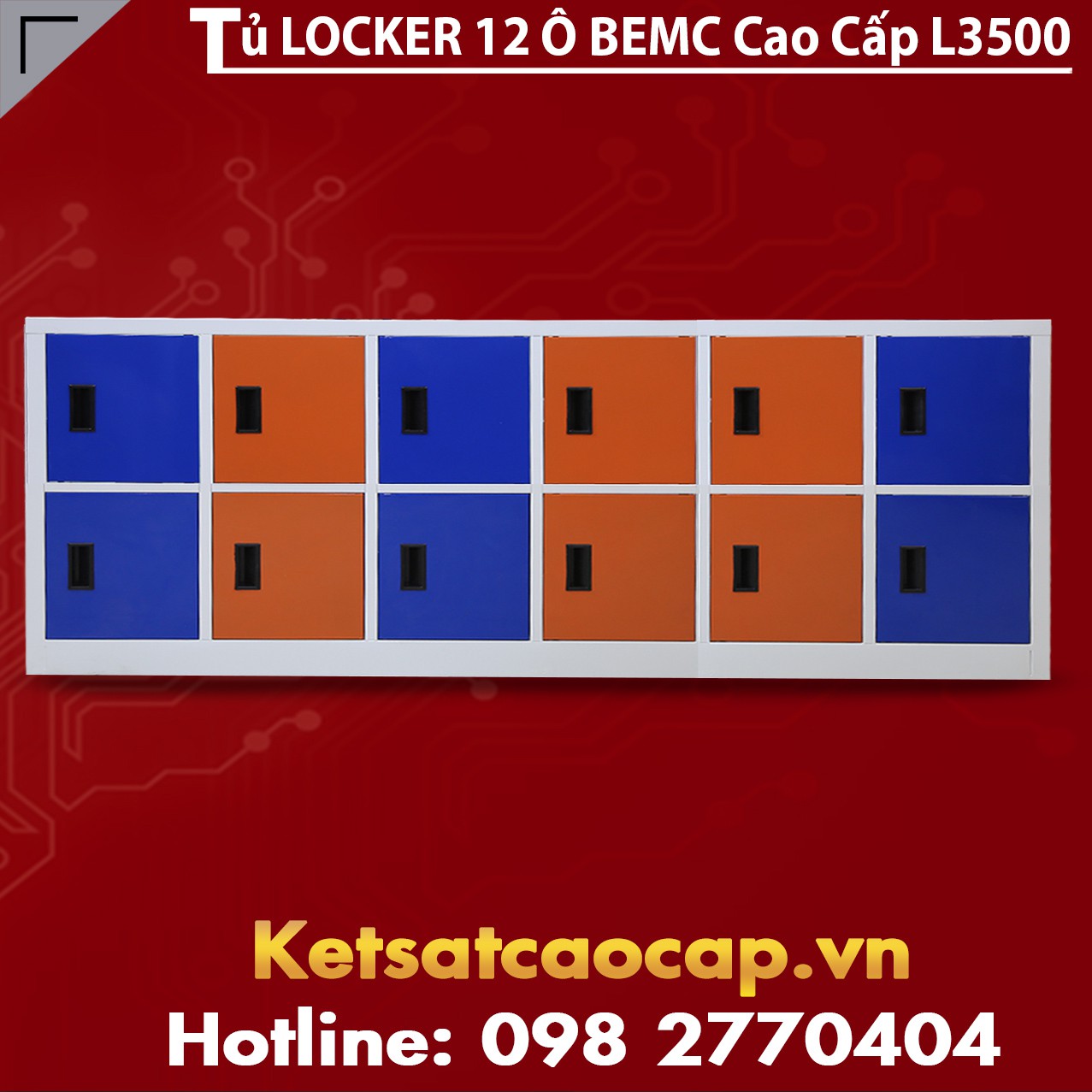Tủ Locker 12 Ngăn BEMC L3500
