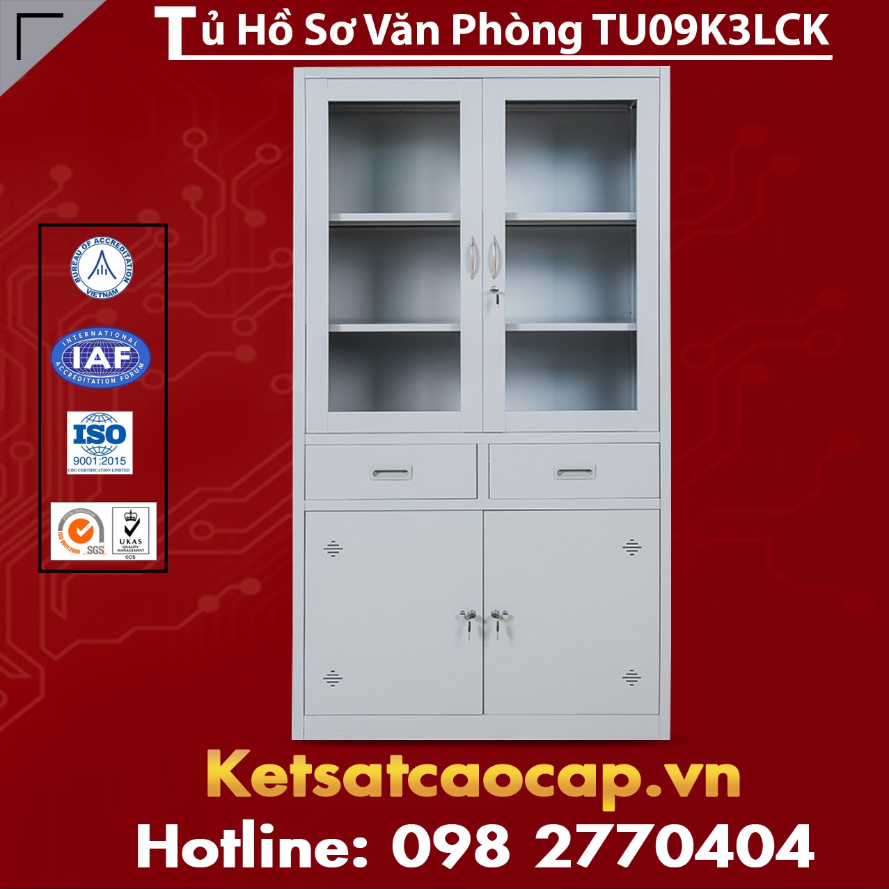 Tủ Hồ Sơ Văn Phòng TU09K3LCK