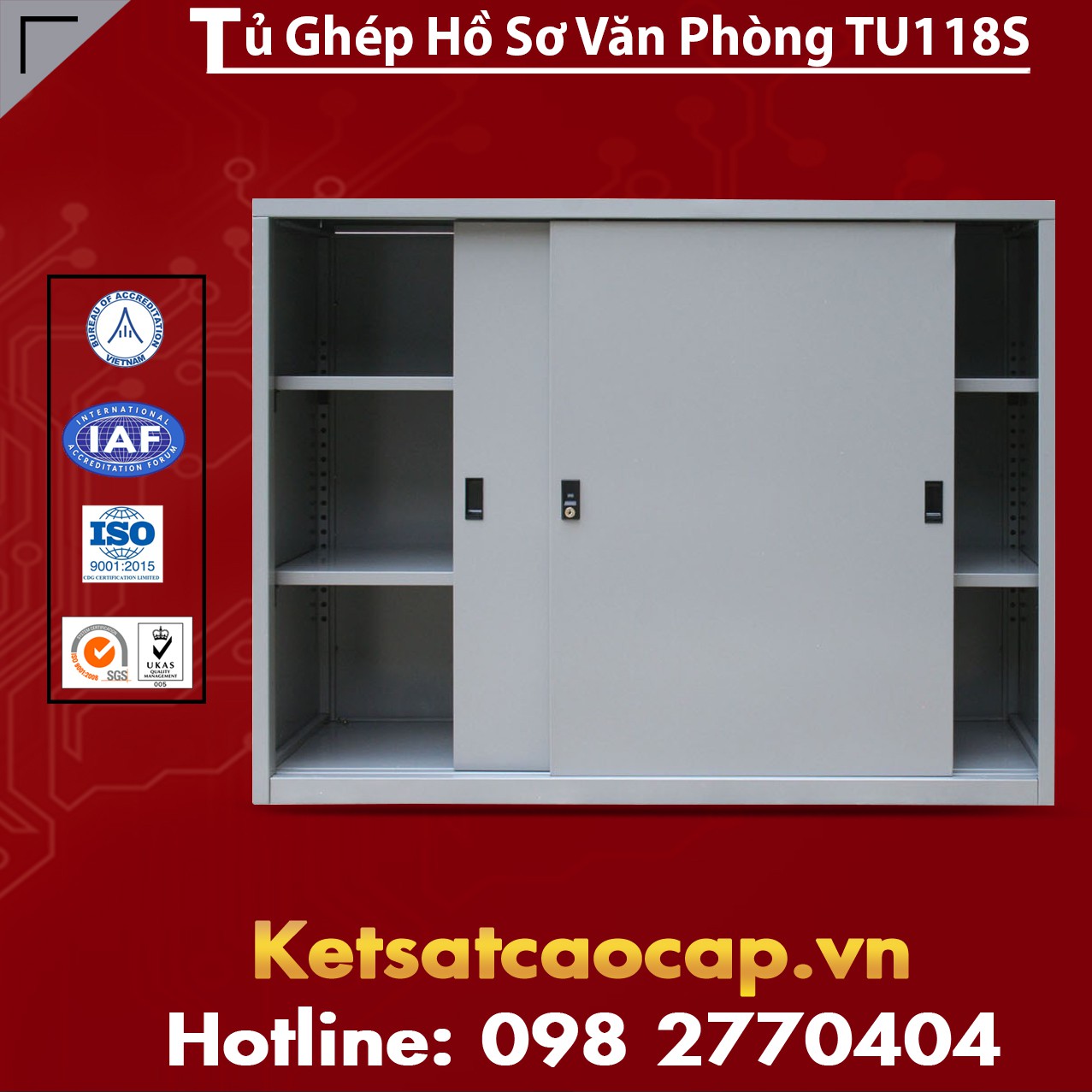 Tủ Ghép Hồ Sơ Văn Phòng TU118S