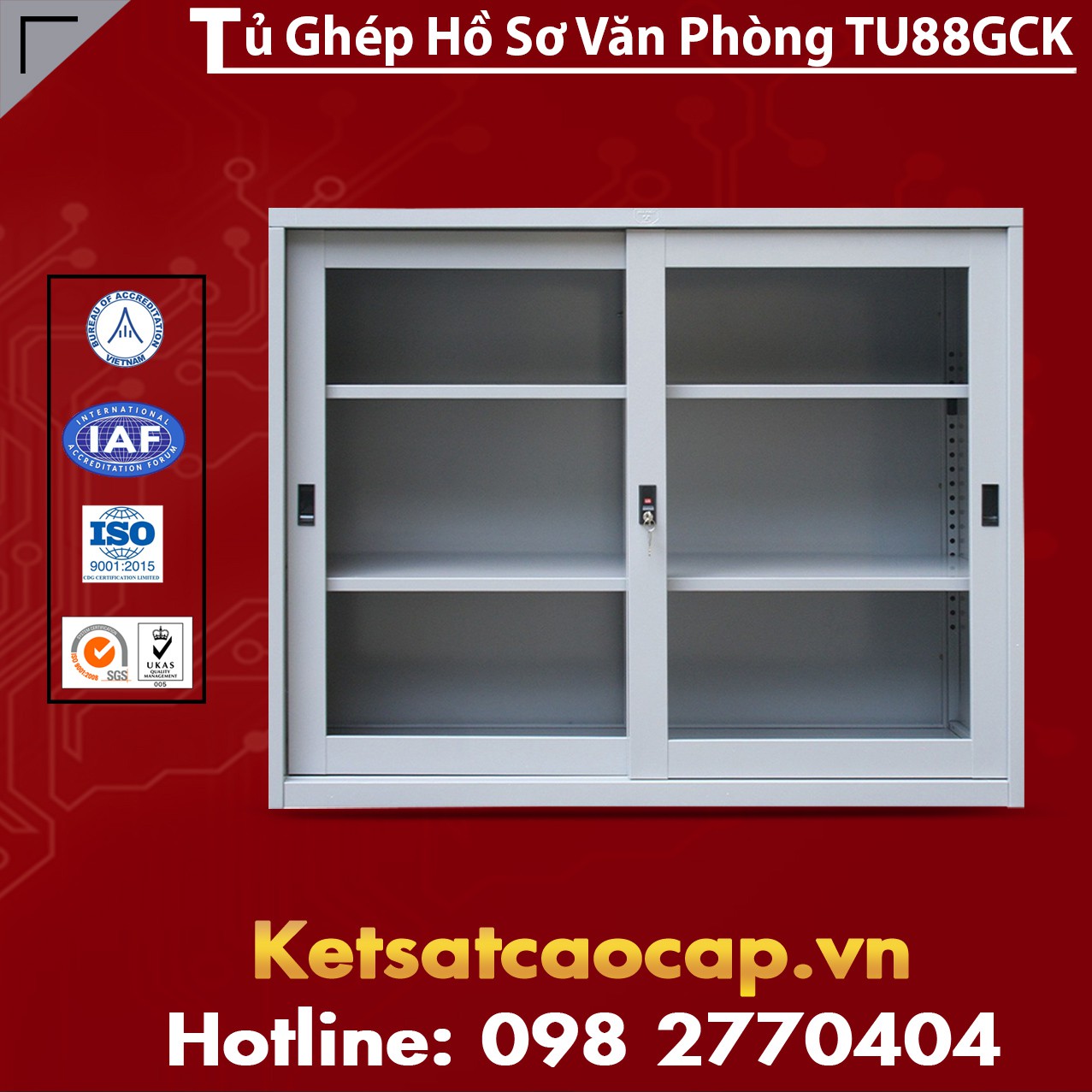 Tủ Ghép Hồ Sơ Văn Phòng TU88GCK