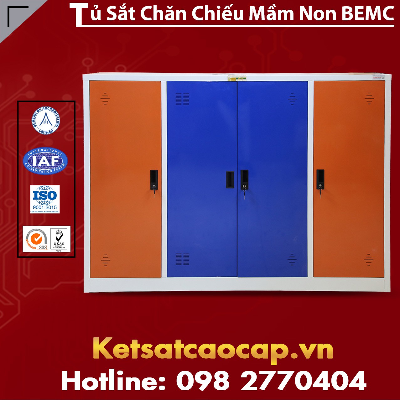Tủ Đựng Chăn Chiếu Mầm Non