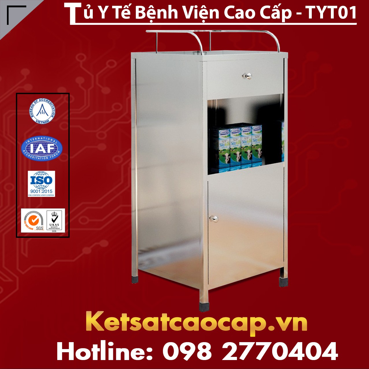 Tủ Y Tế Bệnh Viện - TYT01
