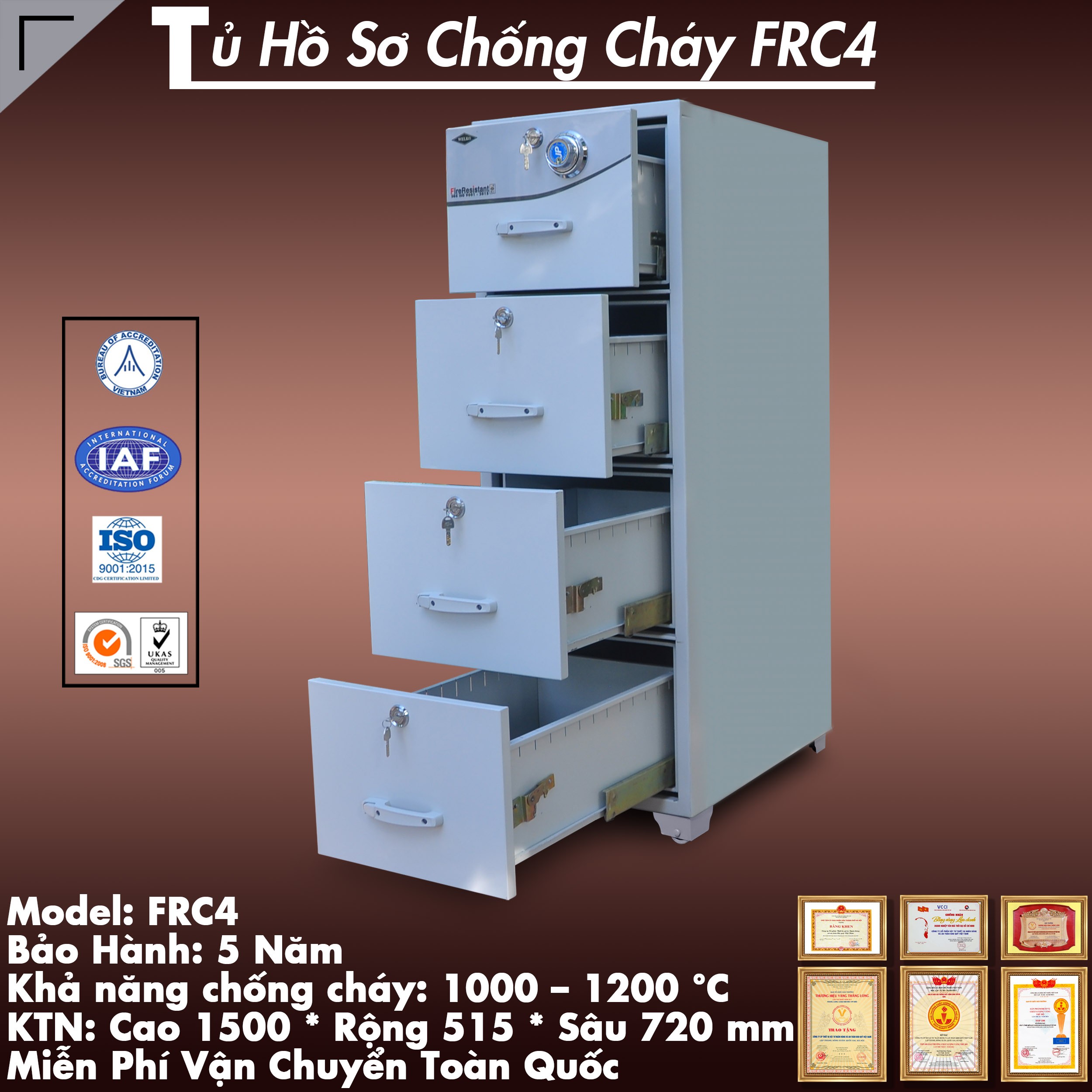 Tủ hồ sơ chống cháy thuận tiện giá rẻ