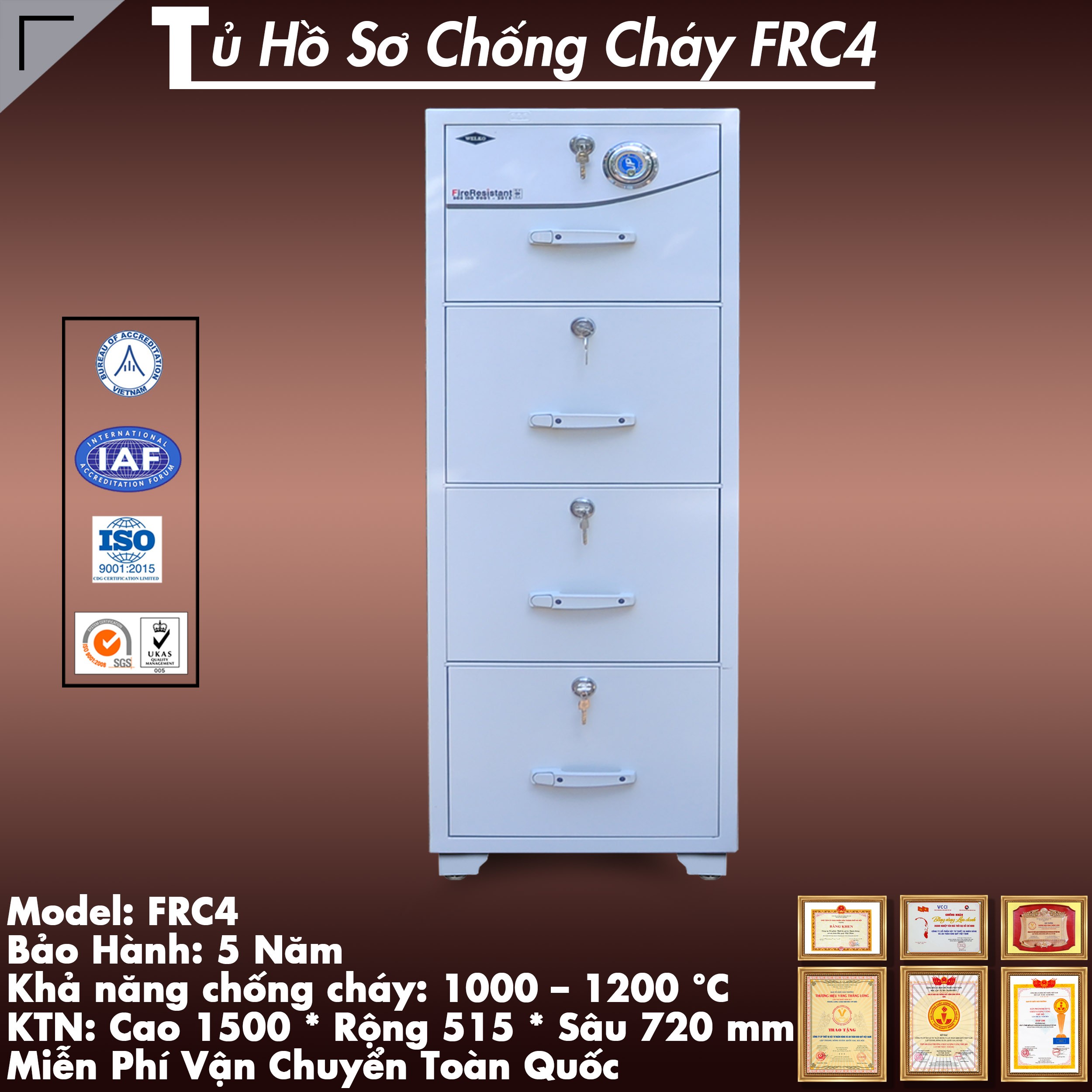 Tủ hồ sơ chống cháy chất lượng cao