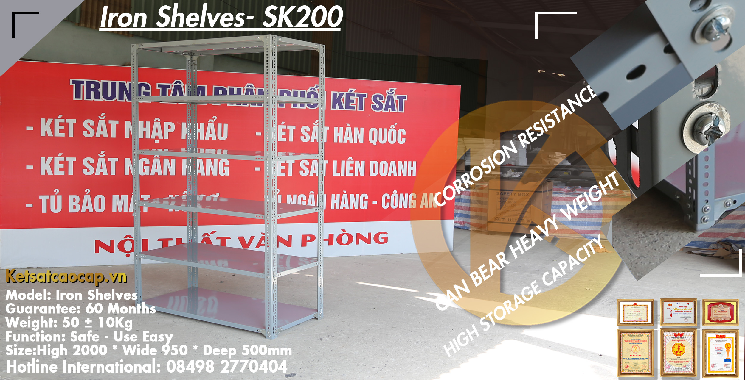 Factory Iron Shelves