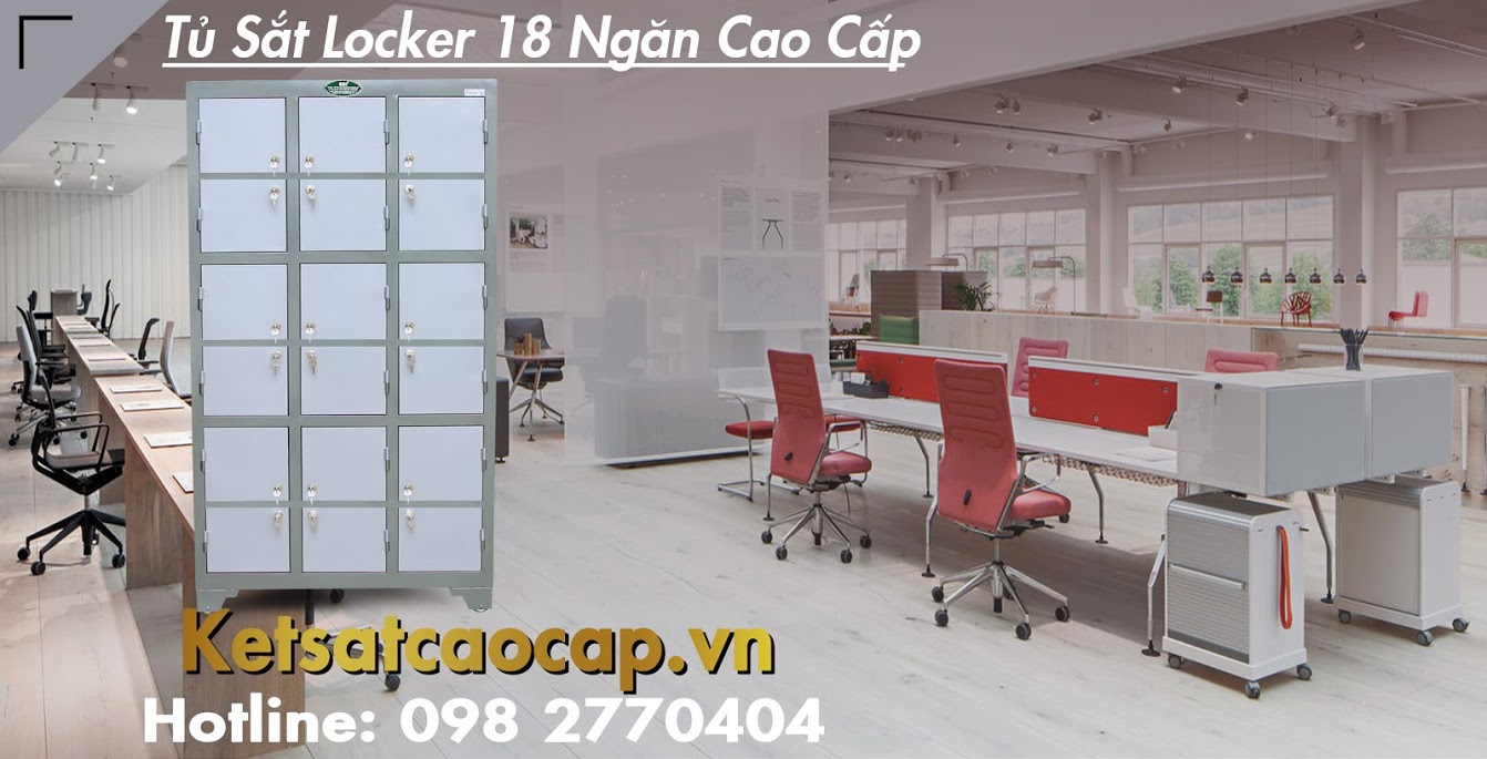Tủ locker 18 ngăn