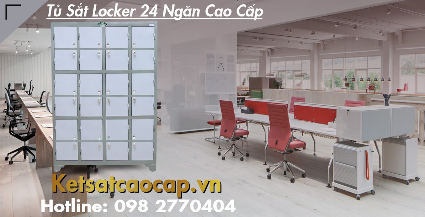 tủ sắt locker 24 ngăn