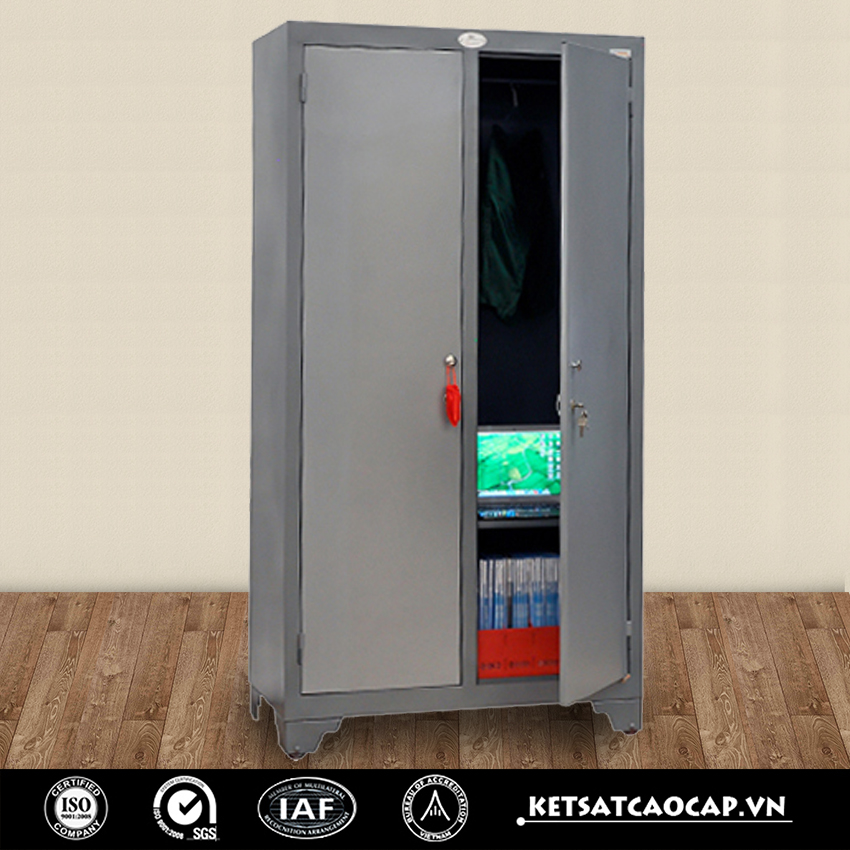 tủ sắt đựng quần áo 1m2