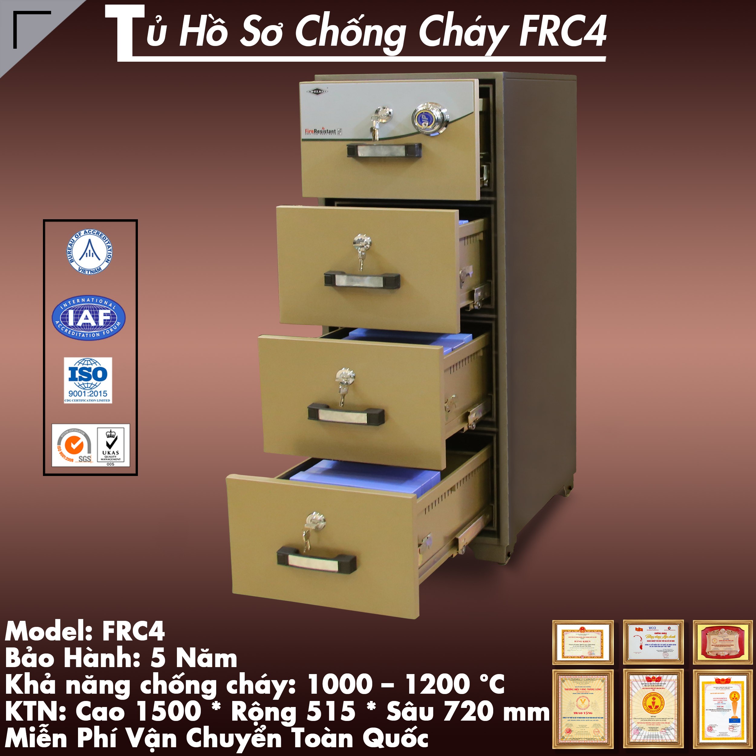 Mua tủ hồ sơ chống cháy giá rẻ ở đâu