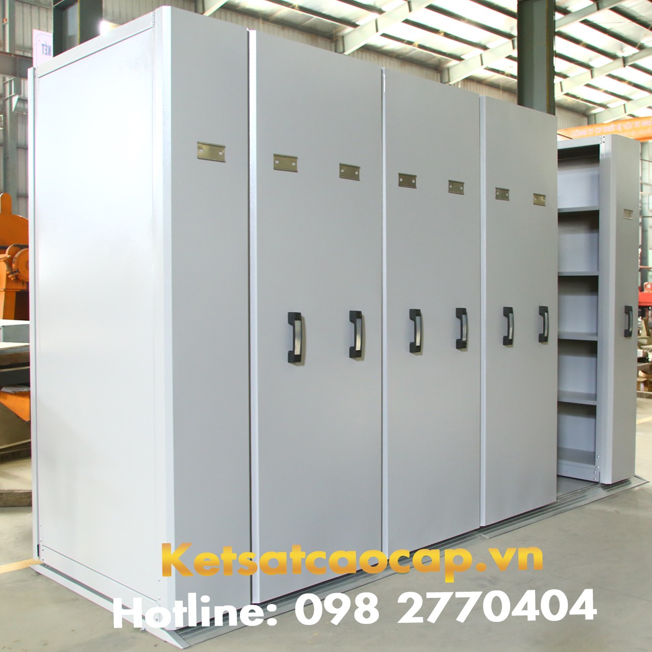 Tủ Hồ Sơ Di Động Tay Đẩy BEMC - MCFF
